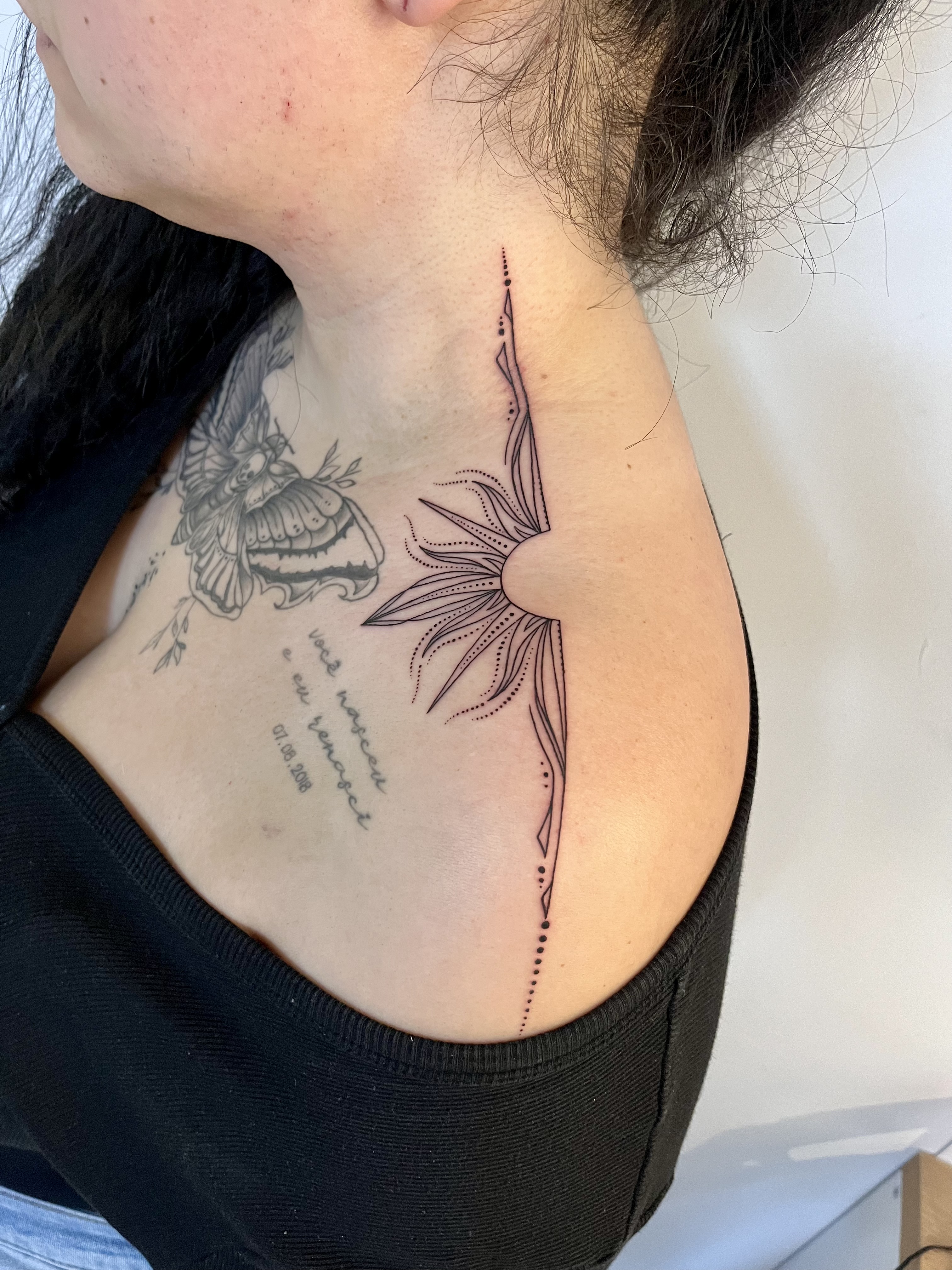 Fine line dövme Antalya — Emy Tattoo ince çizgi dövme çalışması
